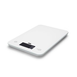 Waga kuchenna, do 5 kg, 15 x 23 cm, biała