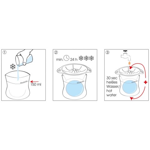 Formy do kulek lodu CILIO 2 sztuki średnica 6 CM