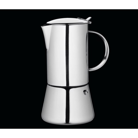 Kafeteria stalowa, śred. 10,5x20,5 cm, 6 filiżanek