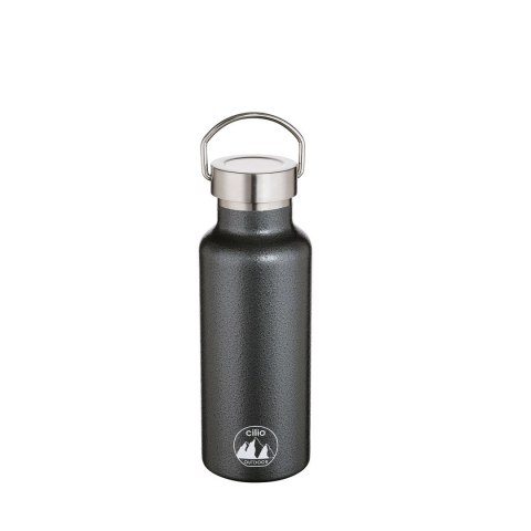 Stalowa butelka termiczna 0,5 L szara
