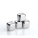 Stalowe kostki chłodzace w pudełku 4 sztuki 2,5 x 2,5 x 2,5 cm