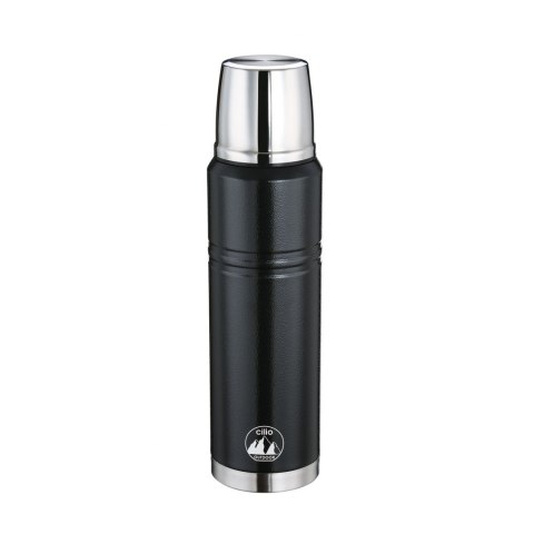 Stalowy termos, 1 l, śred. 8,5 cm, wys. 32,5 cm