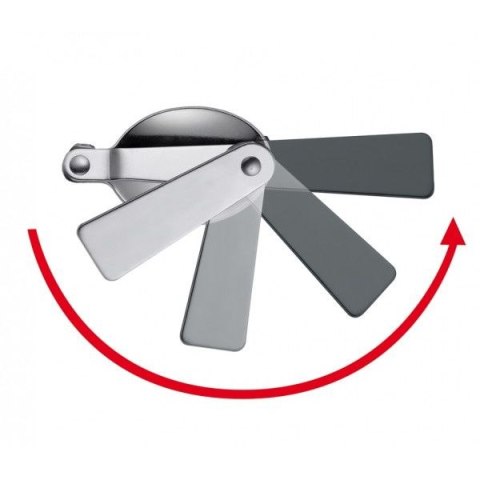 Termos obiadowy ze składaną łyżką 0,5 L czarny