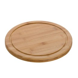 Bambusowa deska do krojenia, śred. 30 cm, wys.1,5 cm