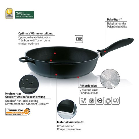 Głęboka patelnia, 1,9 l, śred. 24 cm