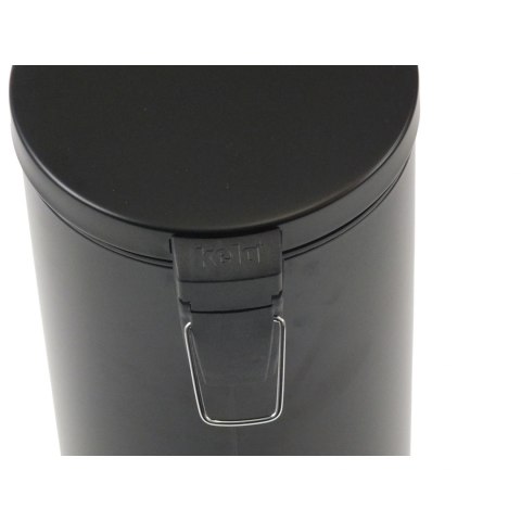 Kosz otwierany pedałem, 12,0 l, czarny