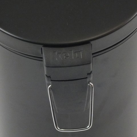 Kosz otwierany pedałem, 12,0 l, czarny