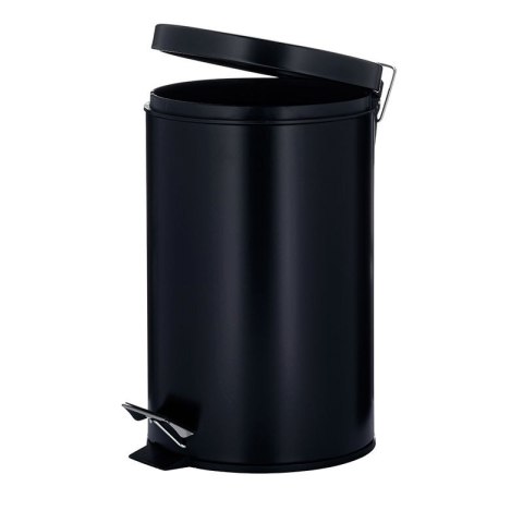 Kosz otwierany pedałem, 12,0 l, czarny