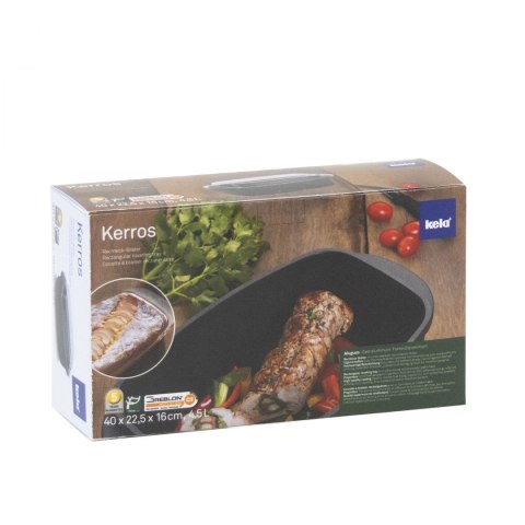 Brytfanna prostokątna z pokrywką 5,5 L