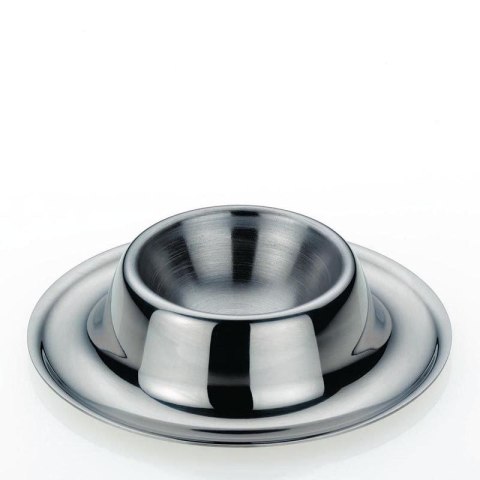 Kieliszki na jajka stalowe 4 sztuki KELA