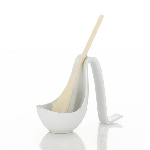 Stojak na łyżkę porcelana KELA