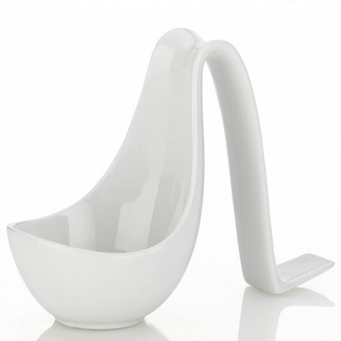 Stojak na łyżkę porcelana