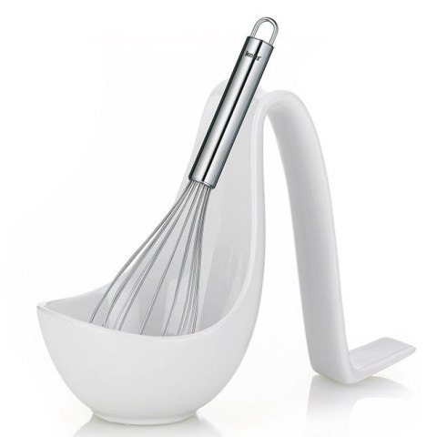 Stojak na łyżkę porcelana