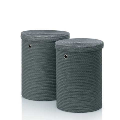 Kosz na pranie 2 sztuki szary