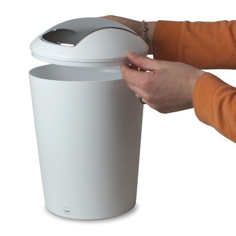 Kosz na śmieci łazienkowy 5 L biały