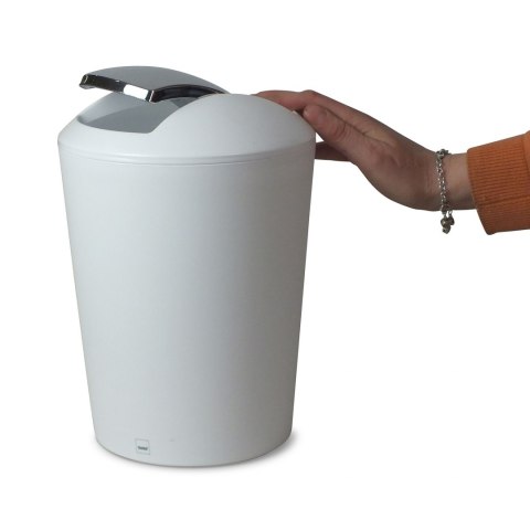 Kosz na śmieci łazienkowy 5 L biały