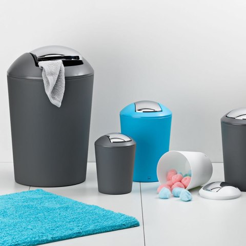 Kosz na śmieci łazienkowy 5 L biały