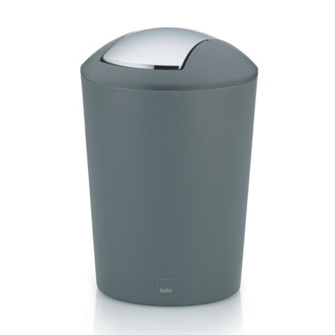 Kosz na śmieci łazienkowy, 5,0 l, szary