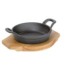 Mini patelnia do serwowania z podstawką średnica 16 cm dół 12,5 cm KUCHENPROFI