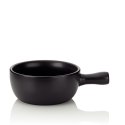 Rondel rondelek do fondue serowego Kela śred. 22,5 x 10 cm czarny mały