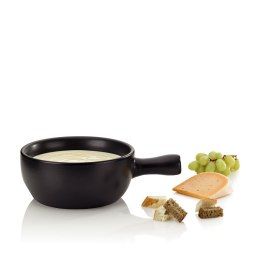 Rondel rondelek do fondue serowego Kela śred. 22,5 x 10 cm czarny mały