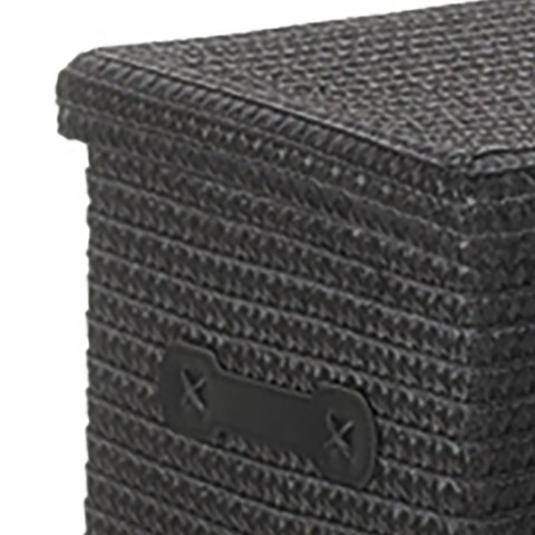 Zestaw koszy 3 sztuki czarny