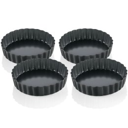Foremki do tartaletek, śred. 11,5 cm, 4 szt., czarne