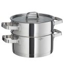 Garnek do gotowania na parze 2,5 L KUCHENPROFI śred. 20 x 20,5 cm