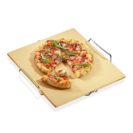 Kamień do pieczenia pizzy na stelażu 38 x 35 cm KUCHENPROFI