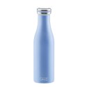 Butelka termiczna, stalowa, 0,5 l, niebieska perłowa