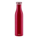 Butelka termiczna, stalowa, 0,75 l, burgund matowy