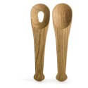 Dębowe łyżki do sałaty 24 cm SAGAFORM