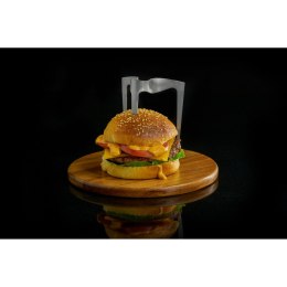 Deska i szpikulec do podawania hamburgerów śred. 20 x 13,5 cm
