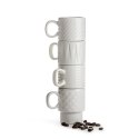 Filiżanki do espresso SAGAFORM 4 sztuki 0,1 L