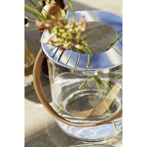 Szklane wiaderko do szampana wazon lampion śred. 18,5 x 23 cm