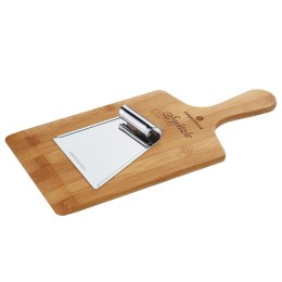Bambusowa deska do lanych klusek ze stalowym drapakiem ZASSENHAUS 34 x 16 x 0,9 cm