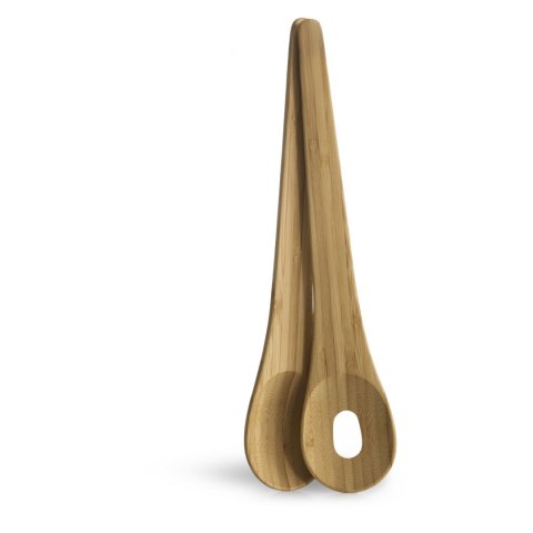 Łyżki do sałaty, bambus, 32 cm