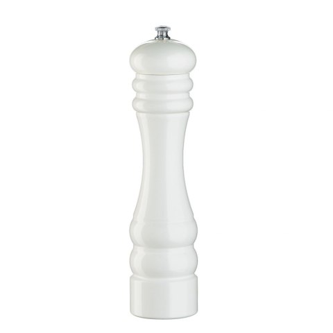 Młynek do pieprzu ZASSENHAUS średnica 6 x 24 cm biały