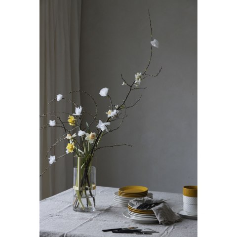 Talerz, biały, ceramika, śred. 27,5 cm