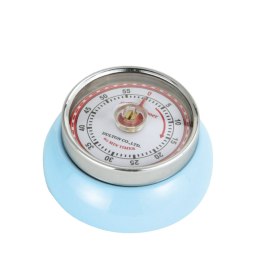 Timer mechaniczny ZASSENHAUS śred. 7 x 3 cm błękitny