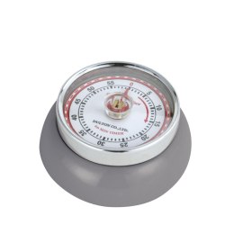 Timer mechaniczny, śred. 7x3 cm, szary
