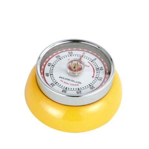 Timer mechaniczny śred. 7 x 3 cm żółty ZASSENHAUS