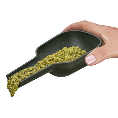 Żeliwny moździerz, 17,5 x 8,5 x 4,5 cm