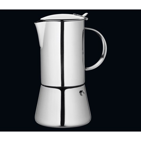 Kafeteria stalowa, śred. 13x24 cm, 10 filiżanek