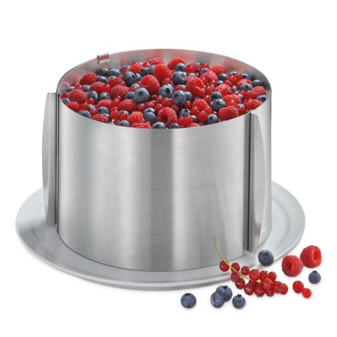 Wysoka regulowana obręcz do ciast KUCHENPROFI śred 16 - 30 cm