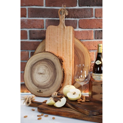 Deska do serwowania plaster drewna akacji śred. 32 cm