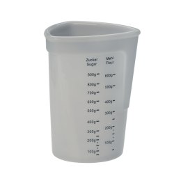 Miarka silikonowa 1 L szara