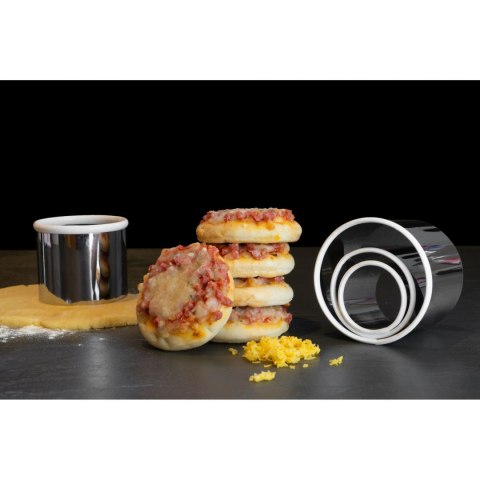 Foremki lub wykrawacze do deserów i dekoracji okrągłe śred. 4 - 9 x 5 cm LURCH