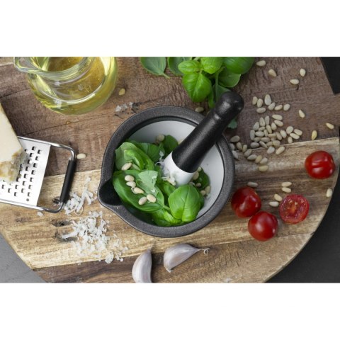 Moździerz z tłuczkiem, porcelana, śred. 11,5 cm