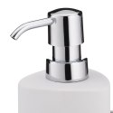 Ceramiczny dozownik do mydła ze szczotką do naczyń KELA 350 ML 10 x 11 x 22 cm biały